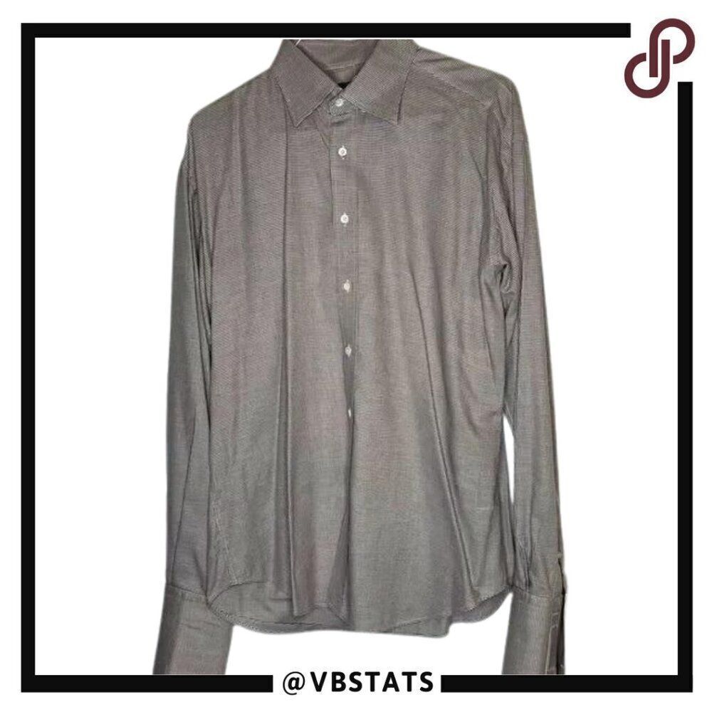 17" Crombie Brown-White Luxury Shirt‎